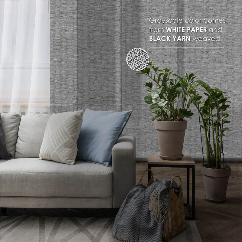 Sharmaine Adjustable Sliding Room Darkening Vertical Blind