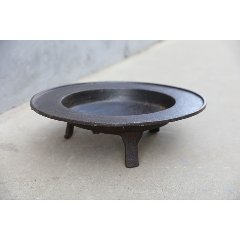 Round Iron Wood Burning Fire Pit