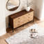 Commode 6 tiroirs en bois massif