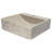 Eden Bath 16.5'' Ivory/Gray Stone Rectangular Bathroom Sink