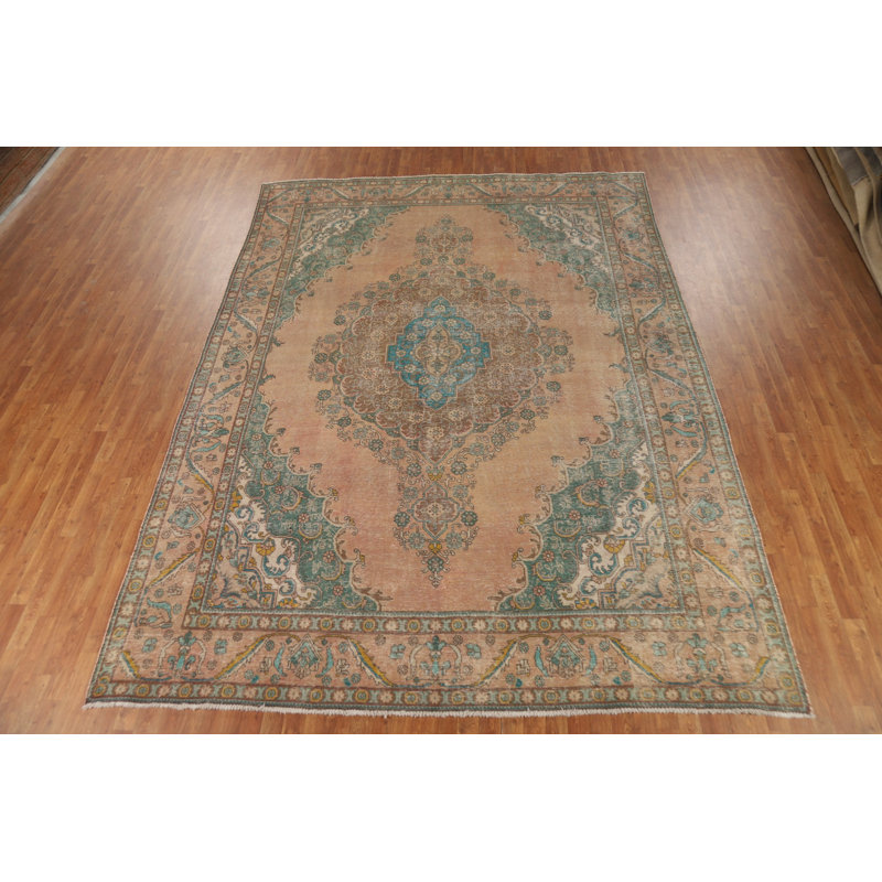 Wool Medallion Traditional  Area Rug 10x13