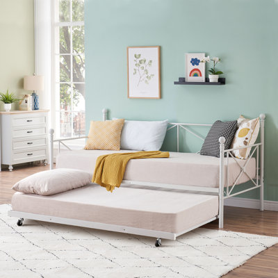 Korecky Steel Daybed with Trundle Bed
