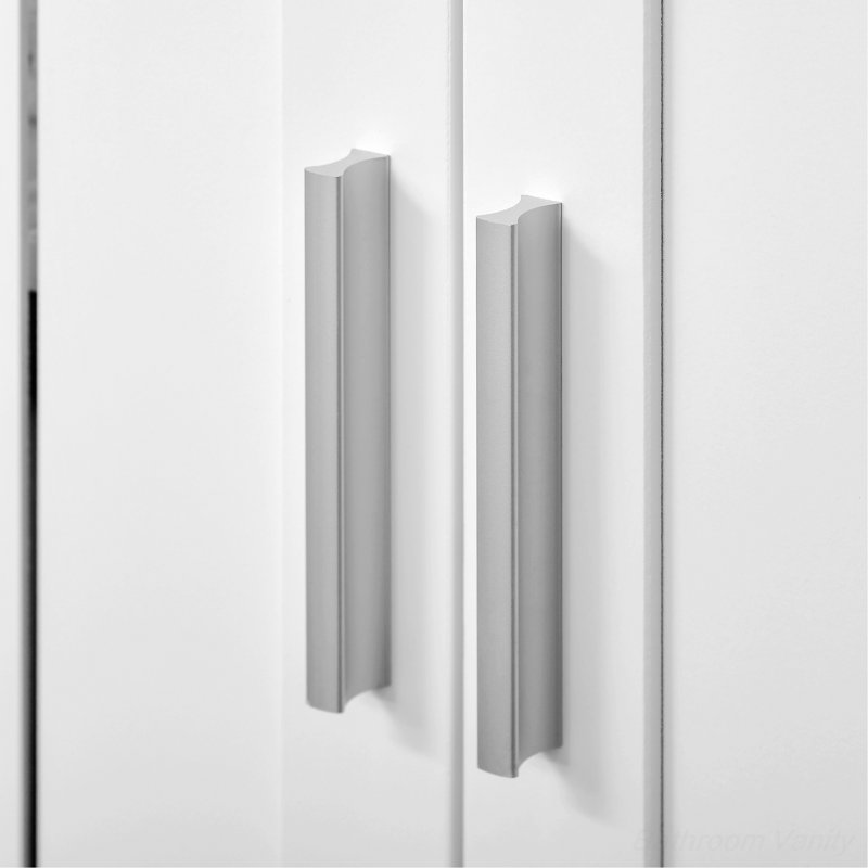 Carolette Freestanding Under Sink Cabinet, Bathroom Cabinet with Adjustable Shelf