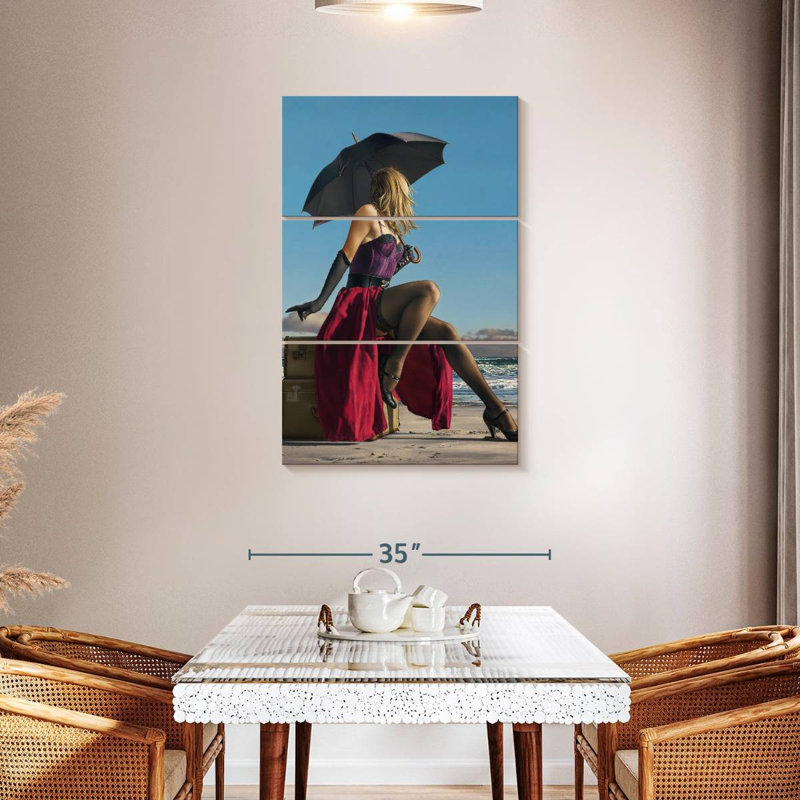 Leisha sur la plage Crescent, H 45 po x l 28 po