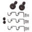 Tringle à rideaux double à fenêtre plate en acier Courtois-919406756-919406758