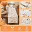autumn table runner, halloween table runner | Pumpkin and Maple Leaf Design Autumnal Table Runner for Seasonal Home Decor