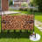 6 FT Firewood Rack Outdoor with Cover, Fire Wood Storage Rack,Black Outdoor Firewood Rack Holder,12 Legs,Heavy Duty Log Stand, For Patio, Easy Assembly,Waterproof Resistant,Firewood Organizer-138810920