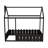 Chesterfield Wooden Floor House Bed Frame with Safety Fence-1140488254-1165425547