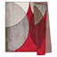 Tapis rouge / brun Janley-1823389048