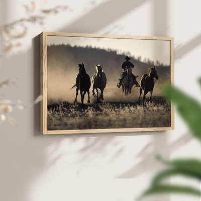 Ranchers Ride - Reproduction encadrée - Restickable