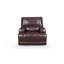 Tahoe Dual Power Zero Gravity Leather Recliner, Coffee