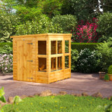 Powersheds 6 x 6ft Timber Tongue & Groove Pent Potting Shed