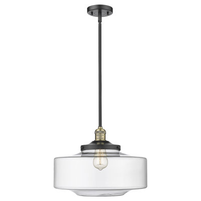 Franklin Restoration - Lainee - 1 Light 12" Stem Hung Mini Pendant - Bulb Not Included -Rubbed Bronze Finish