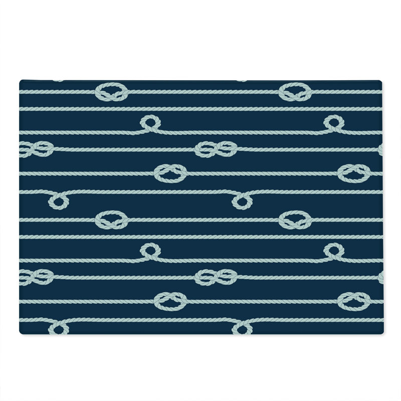 Planche à découper bleu marine Ambesonne