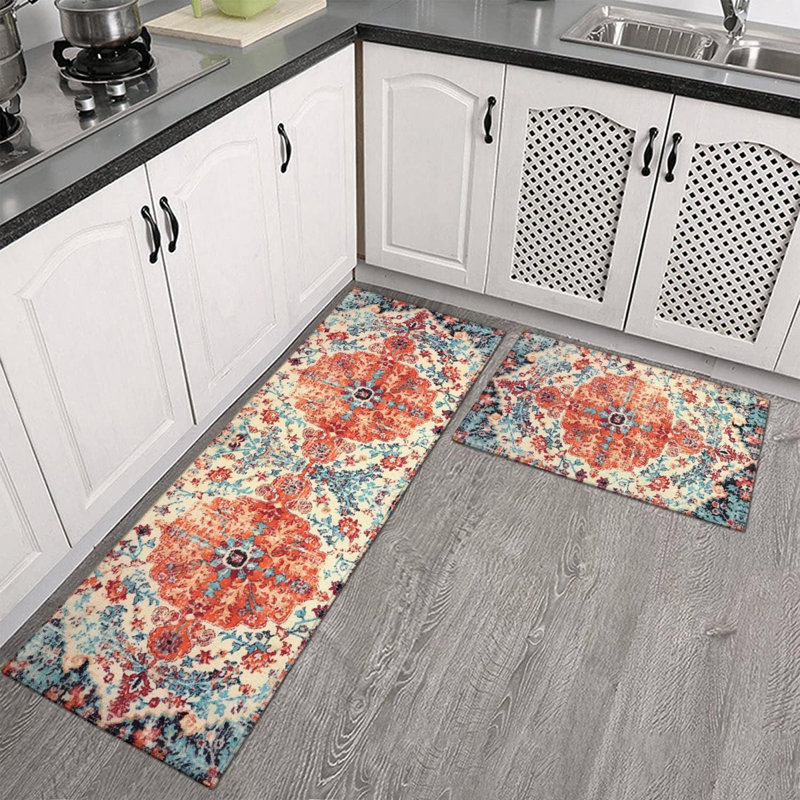  Tapis de sol antidérapant deux pièces, D