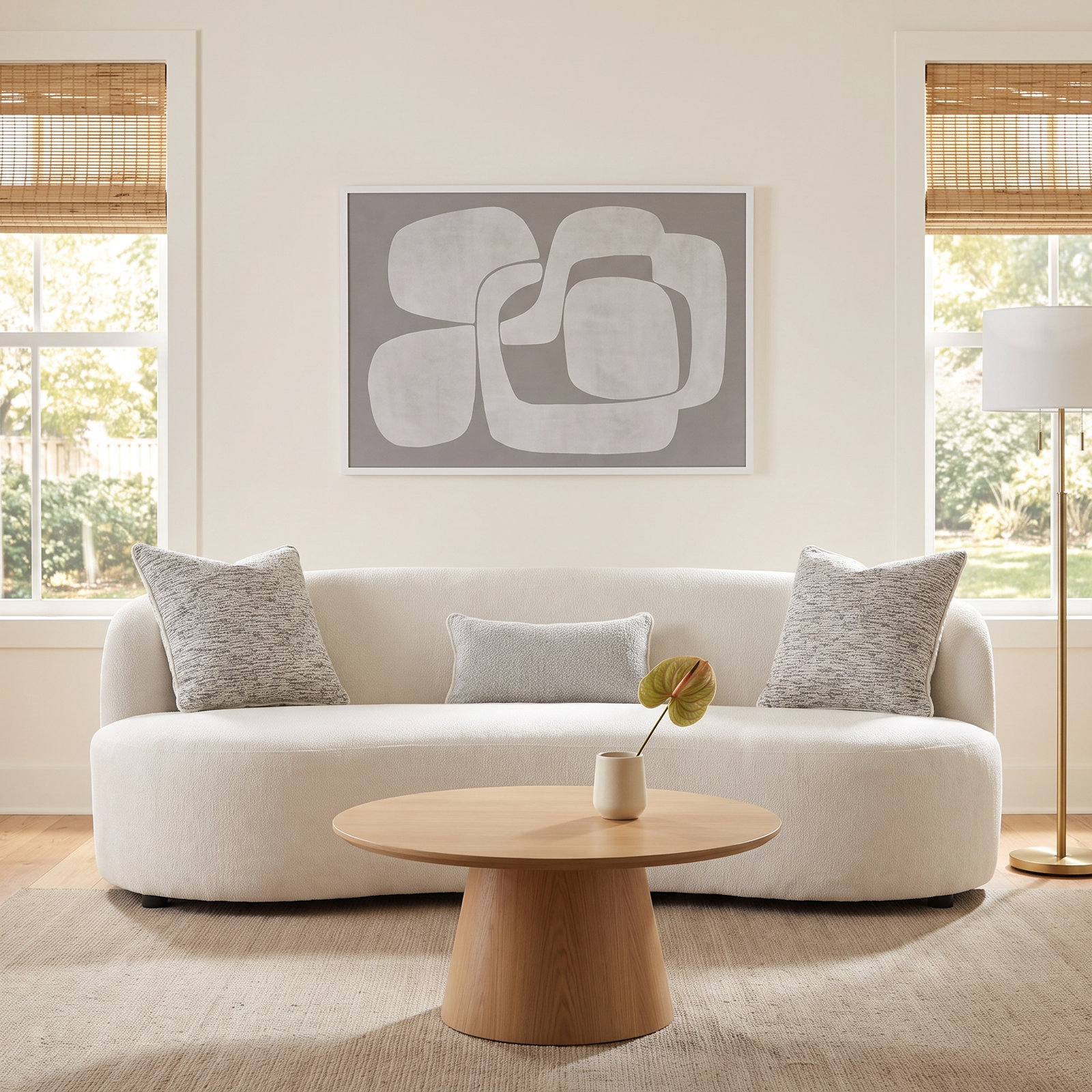 Elle 89'' Upholstered Sofa