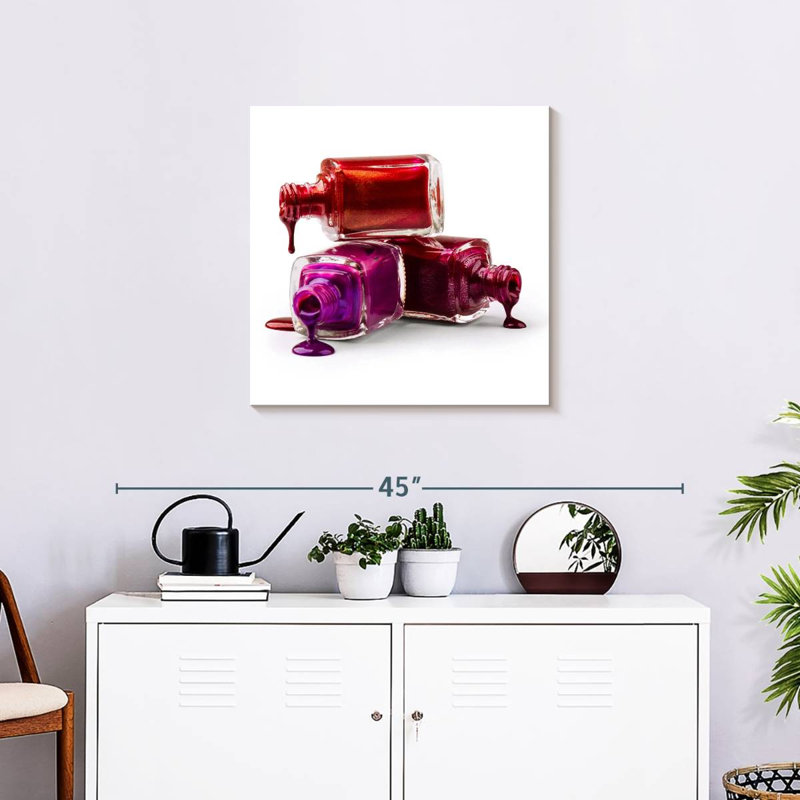 Shuttleworth Spilled Nail Polish, 24" H x 24" W