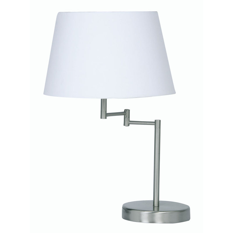 Citronelle Adjustable Metal Desk Lamp, Satin Chrome