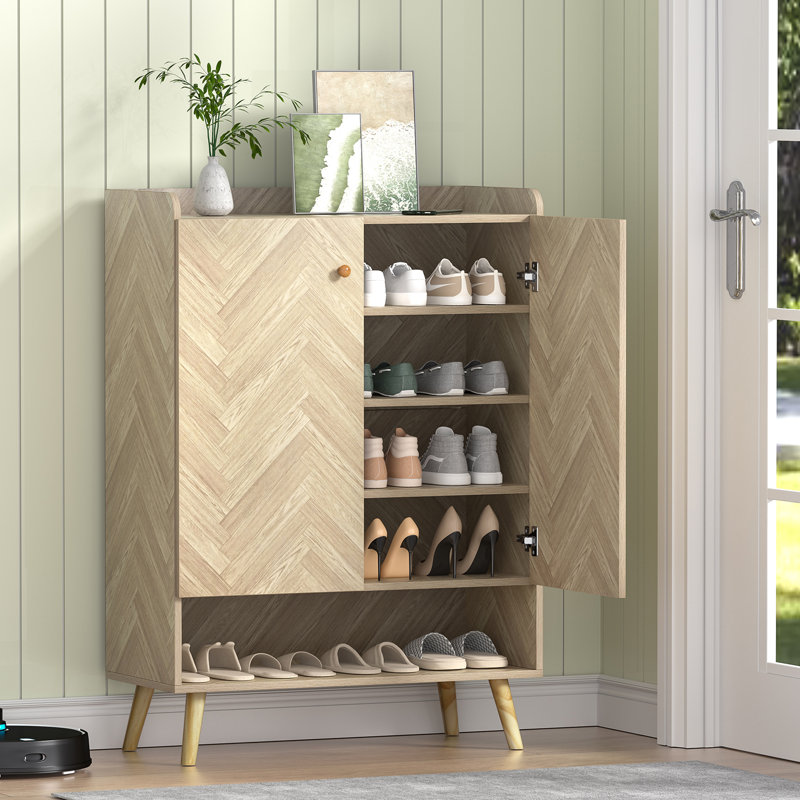 20 Pair Shoe Storage Cabinet