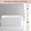 KDK HOME 59" x 29" Freestanding Bathtub Left Drain Acrylic Soaking Tub with Pop up Drain & Overflow