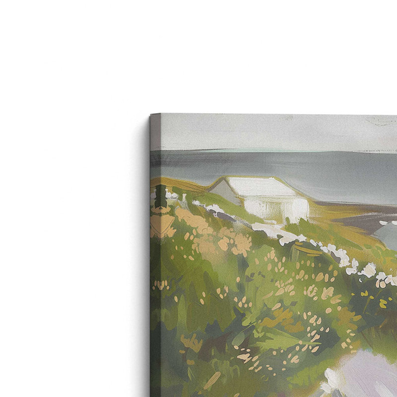 «Serene Pathway by the Sea», ensemble de 2 reproductions sur toile, Toile tendue, H 18 po x l 12 po x P 1,25 po