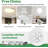 4-Pack 15.8" LED Flush Mount Light Ceiling Light, 32W