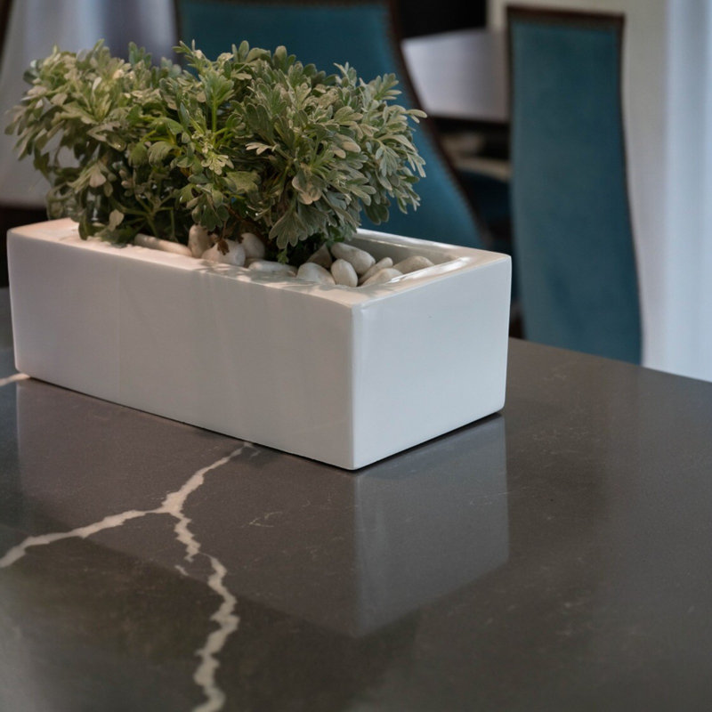 Connoisseur Handmade Planter Box, White, 24" H x 47" W x 18" D