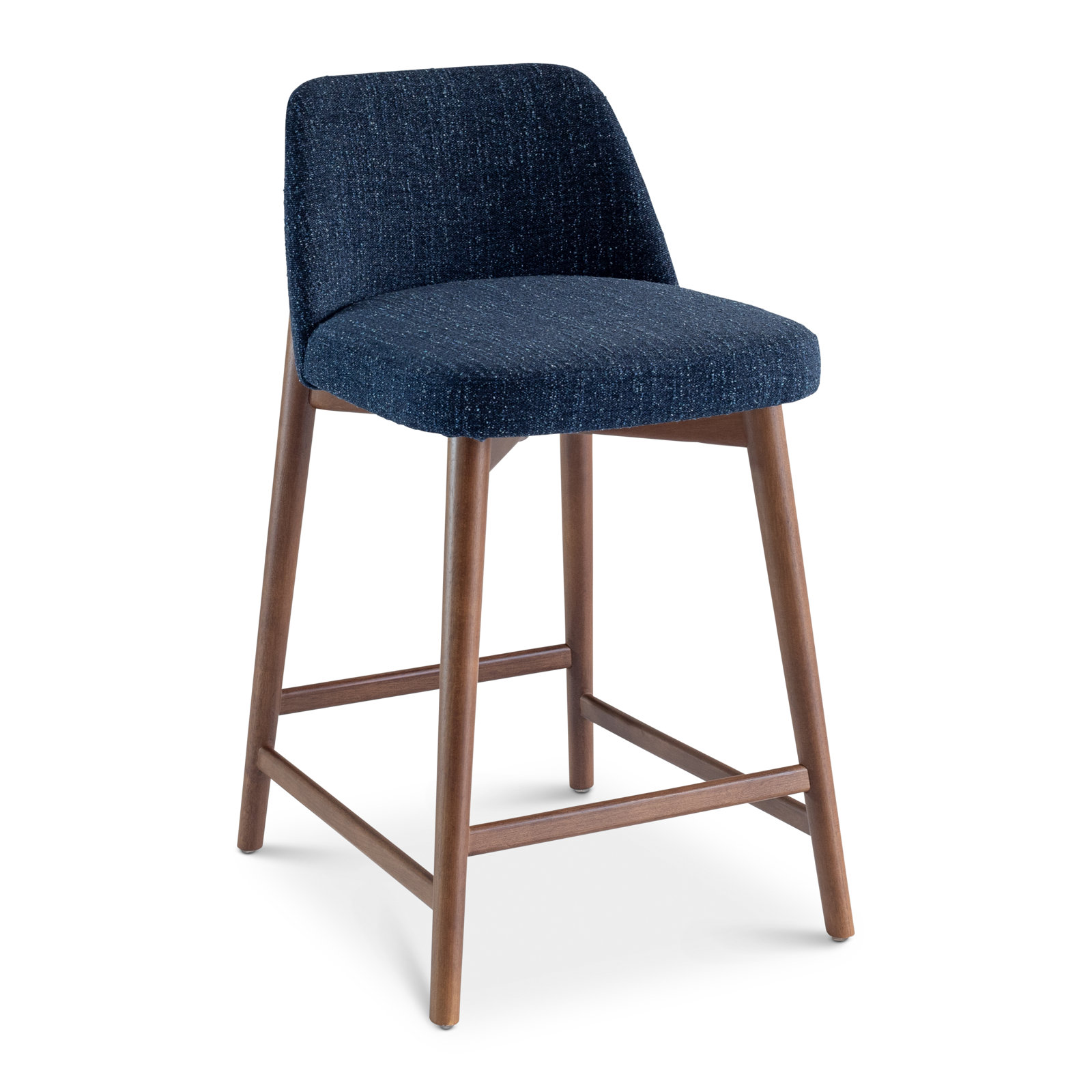 Nikita Tonia Bar/Counter Stool - Texan Burnish Guardian Seat - Domasco Frame, Counter Stool (25.5" Seat Height)