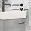 Meuble-lavabo mural 18 po Colmer-1203310667