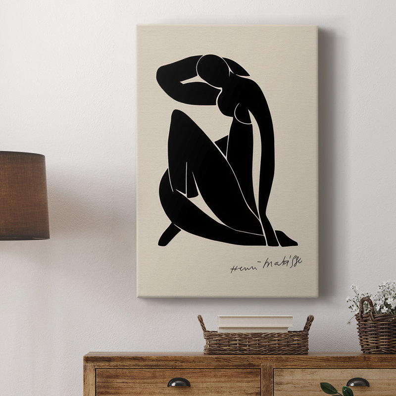 Matisse CL XXXVII, reproduction d'art encadrée Cavas, H 12 po x l 8 po