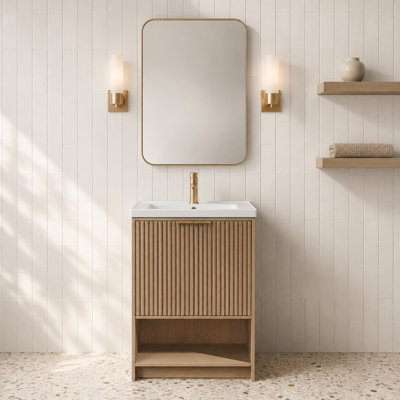 Meuble-lavabo autoportant 24 po Alyshia
