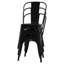 Metal Chairs Set of 4 Stackable Chairs Indoor-Outdoor Use Patio Chair 18 Inch Seat Height Iron Metal Dining Chair 18 Inch Seat Height Bistro Chair Coffee Chair Bar Chiar-486230892