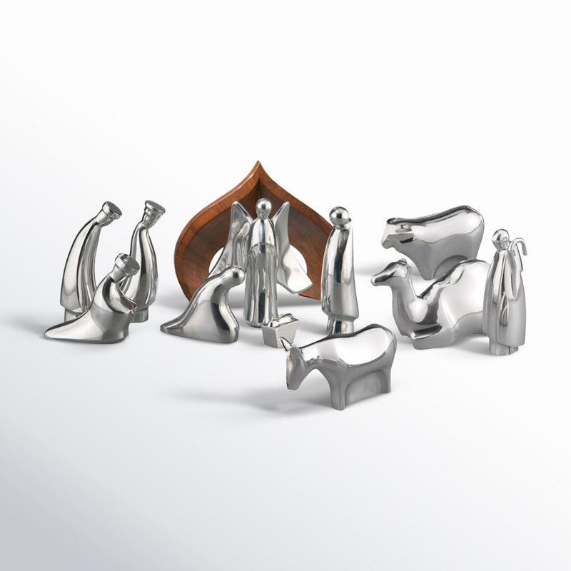 Nambe Nativity 12 Pc Set