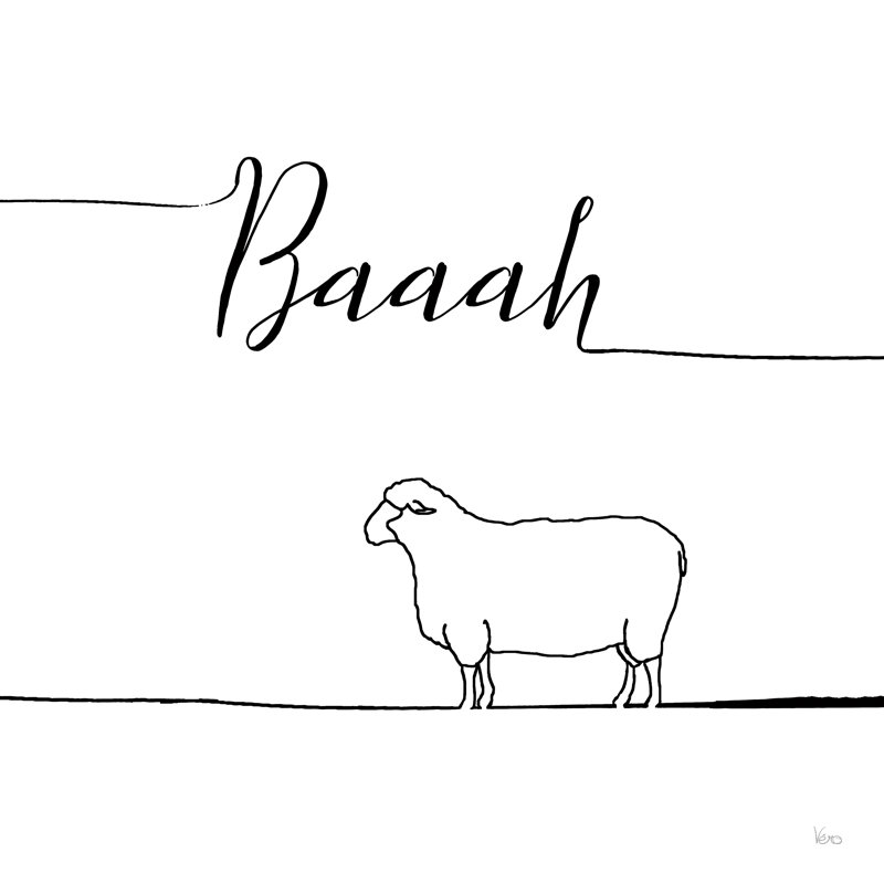 «Underline Farm VI» par Véronique Charron, reproduction d'art sur toile tendue, H 30 po x l 30 po