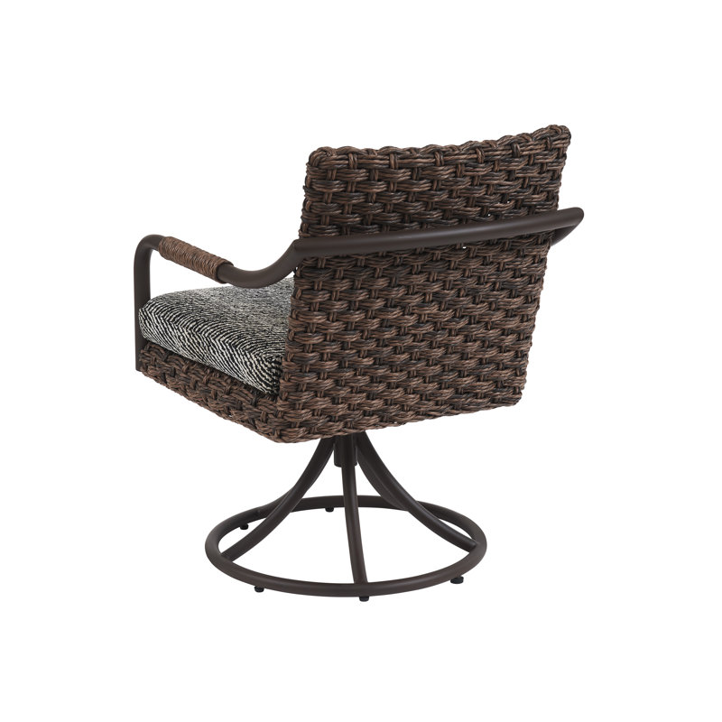 Kilimanjaro Swivel Patio Dining Armchair with Cushion