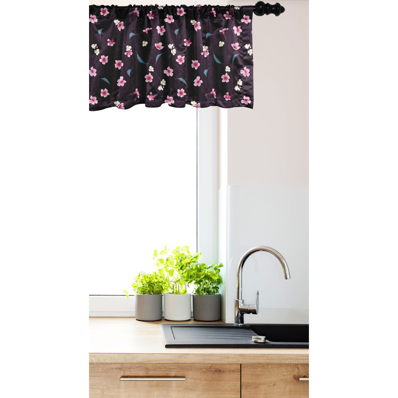 Ensemble de 2 cantonnières Ambesonne Cherry Blossom, L 54 po x L 12 po