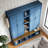 62.9"W Farmhouse 4-in-1 Hall Tree with 6 Hanging Hooks