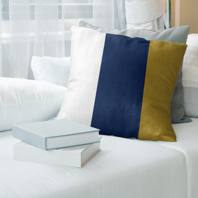 Milwaukee Baseball Linen Striped Pillow Cover