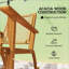 Ensemble de 2 chaises berçantes d'extérieur