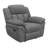 Cassandre Upholstered Glider Recliner Charcoal-850973031-850973025