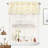 Zack Geometric Kitchen Valance Tailored 52 Window Valance-579233113-580022208