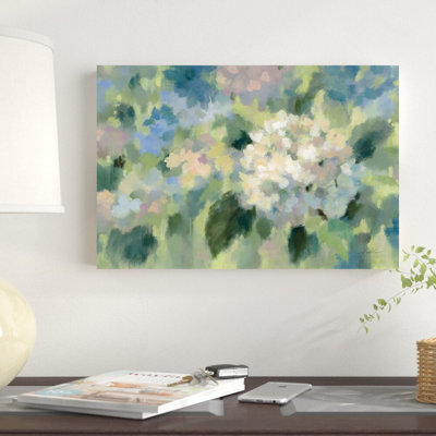 «Hydrangea Mosaic» par Silvia Vassileva, reproduction d'art sur toile tendue