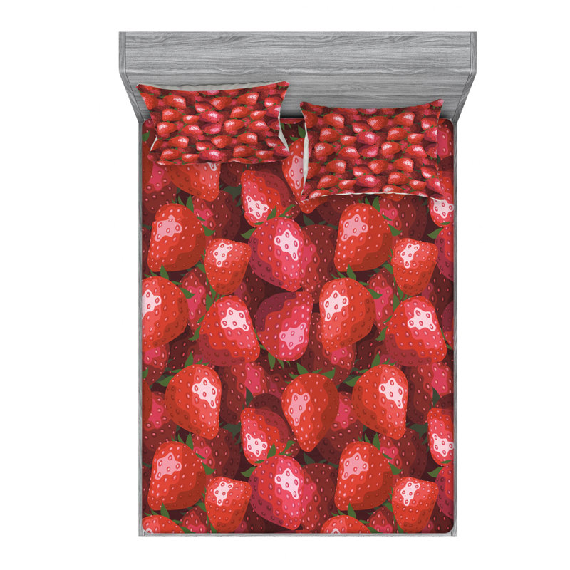 Microfiber Sheet Set, Queen Sheet Set with Fitted Sheet