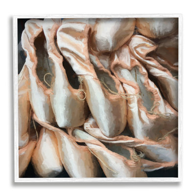 Ballet, pantoufles, danseur, pointe, peinture