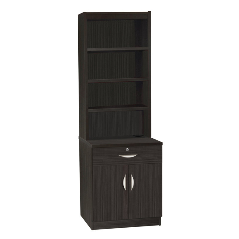 Brence 2 -Door 1 -Drawer, Black Havana
