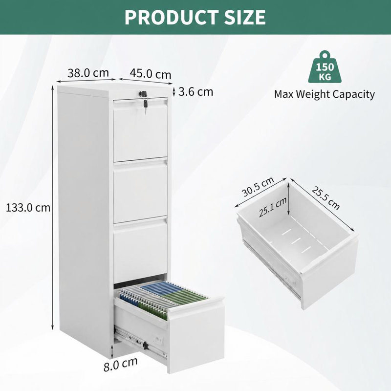 38 cm W Filing Cabinet