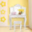 Demoss Kids Vanity Set with Mirror-318014149