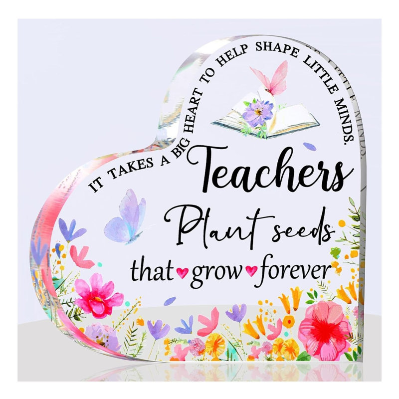 Presse-papiers en cristal Teachers Plant