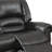 Gentian 63"W Faux Leather Round Arm Reclining Loveseat-29674225