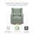 Kiwi Electronic Swivel Reclining Glider